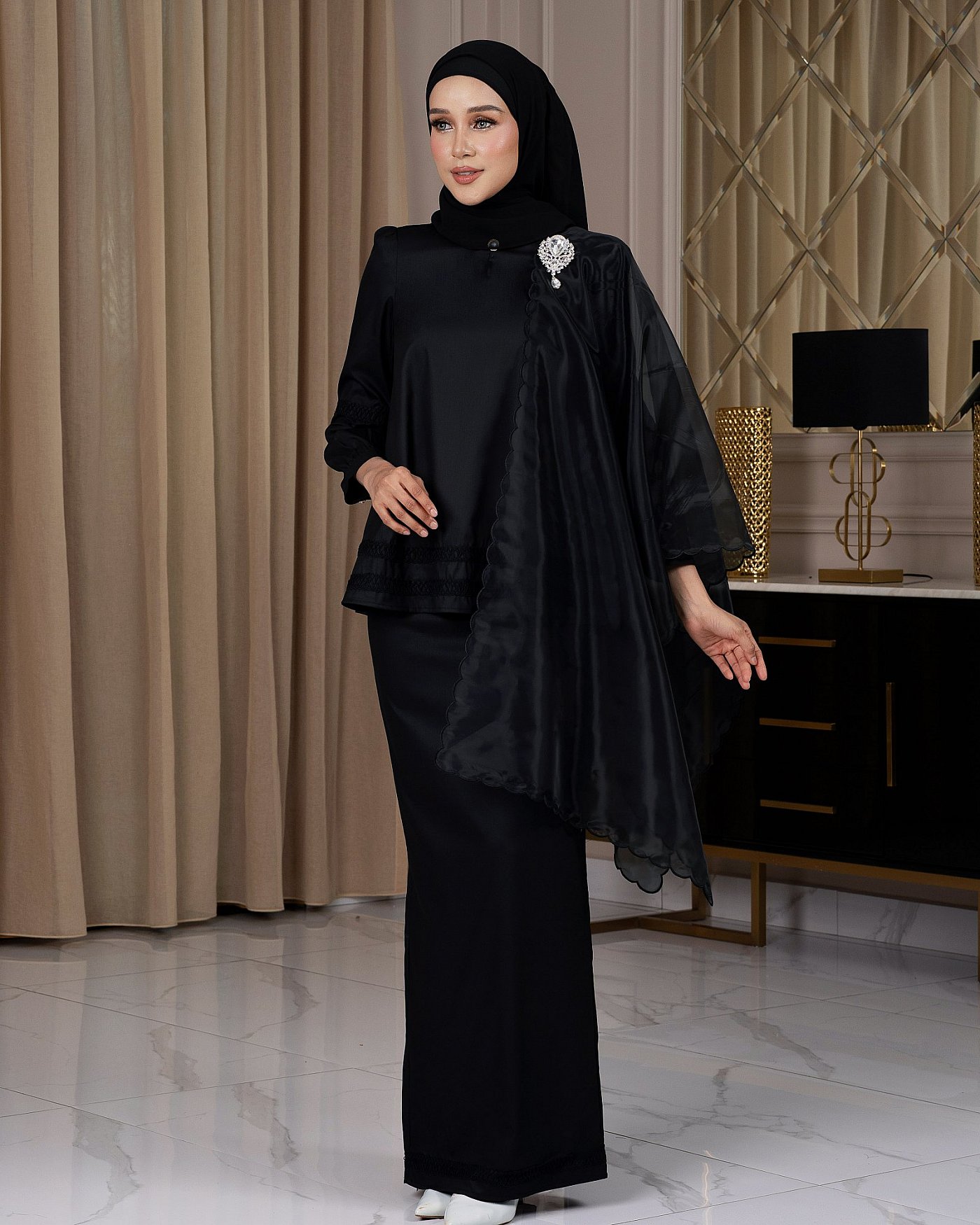MAWAR KURUNG - BLACK