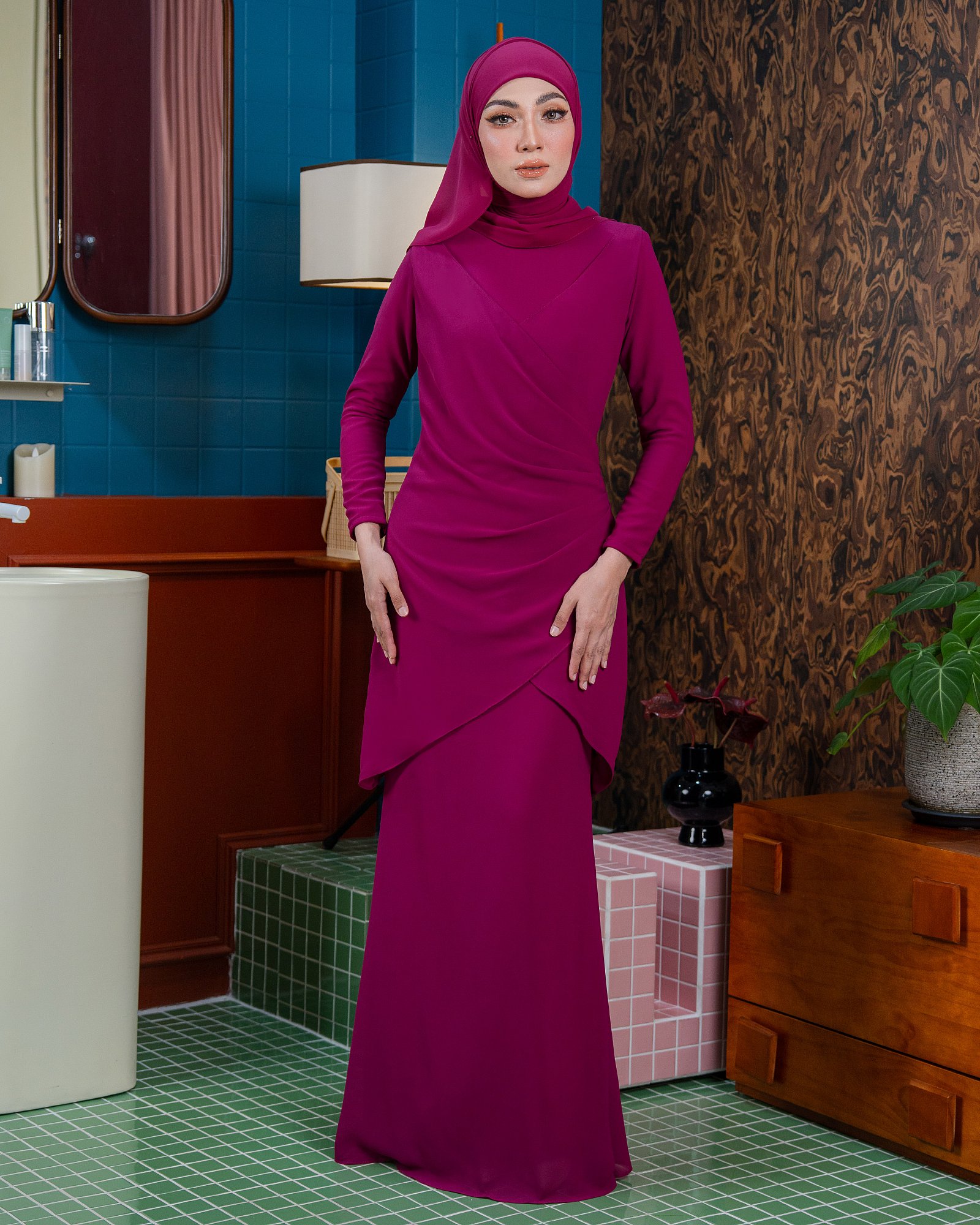 YUNA KURUNG - FUCHSIA PINK YUNA KURUNG - FUCHSIA PINK