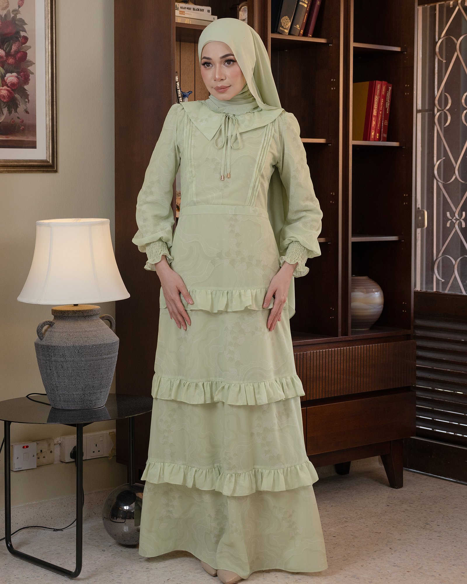 ELLE DRESS - APPLE GREEN