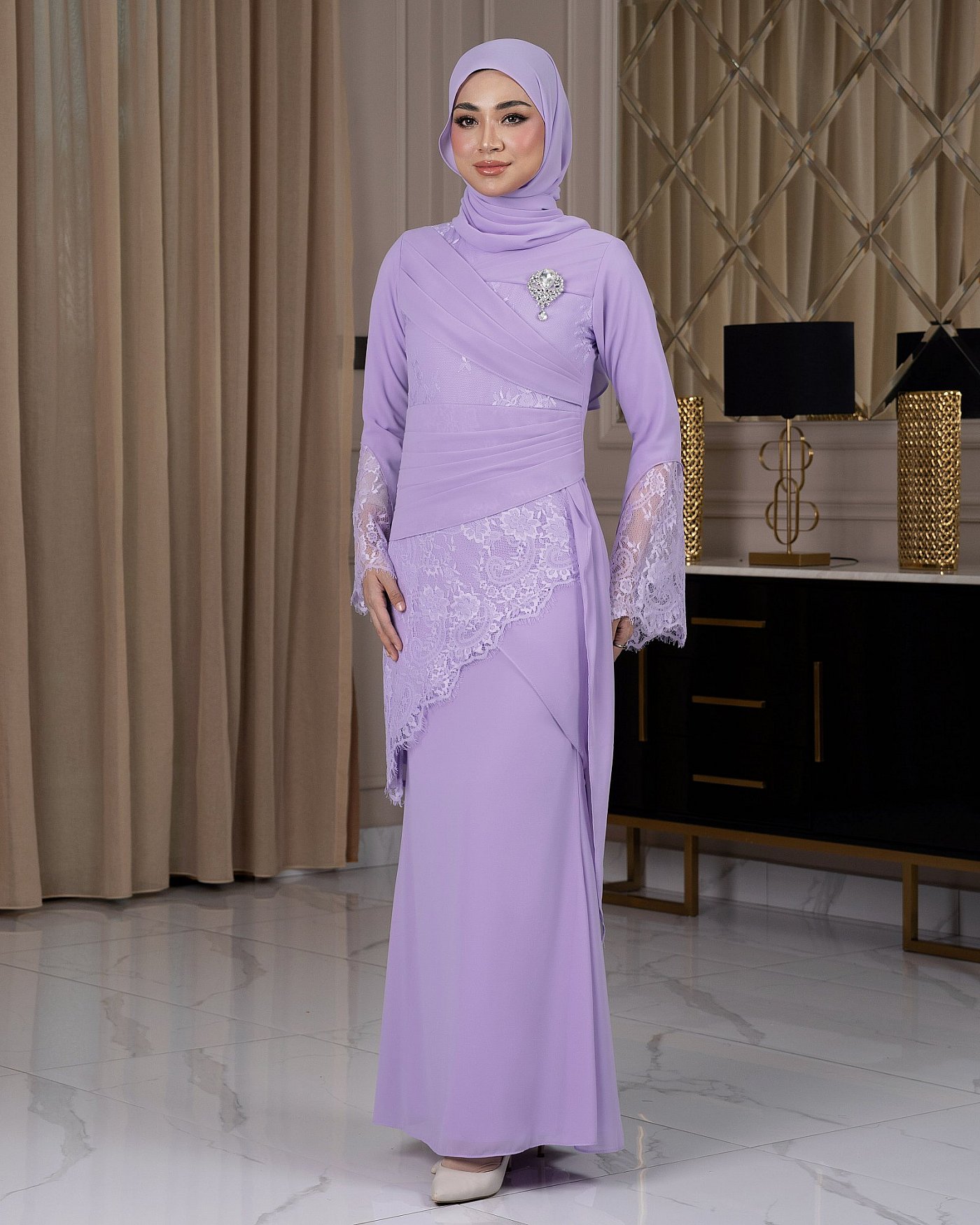 YULIENNE KURUNG - LILAC PURPLE