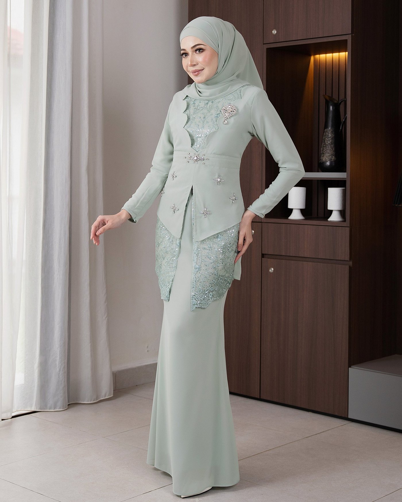 RATNA KURUNG - MINT GREEN