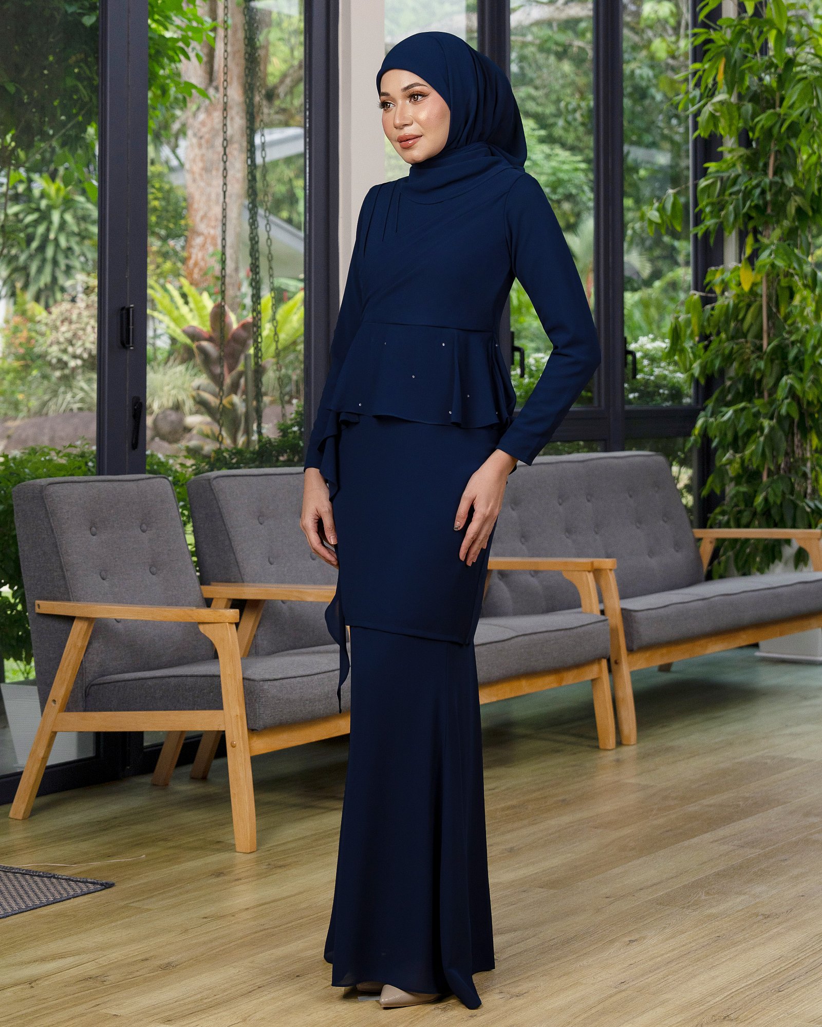 HELENA KURUNG - NAVY BLUE