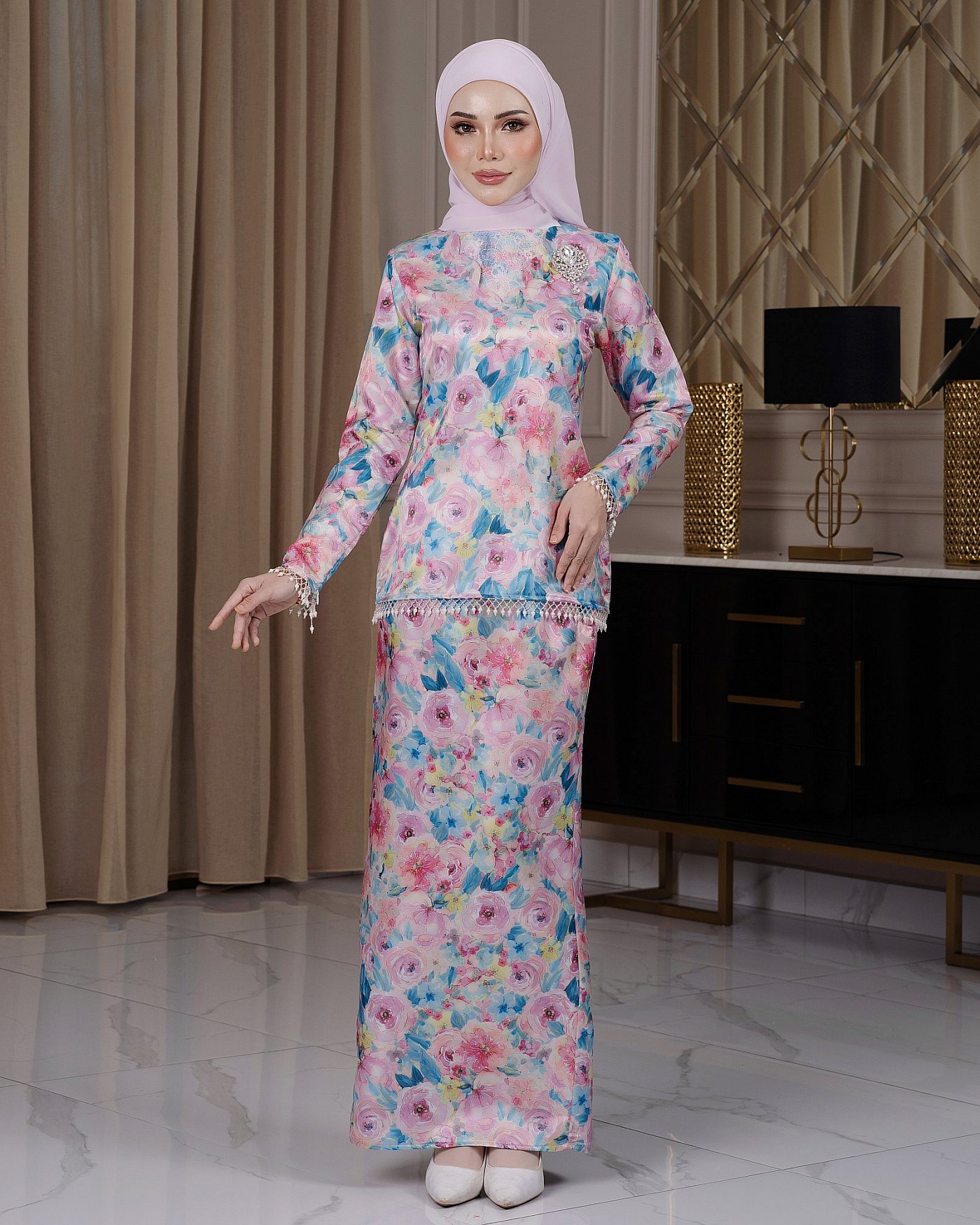 FLORENCE KURUNG - STRAWBERRY BLUE