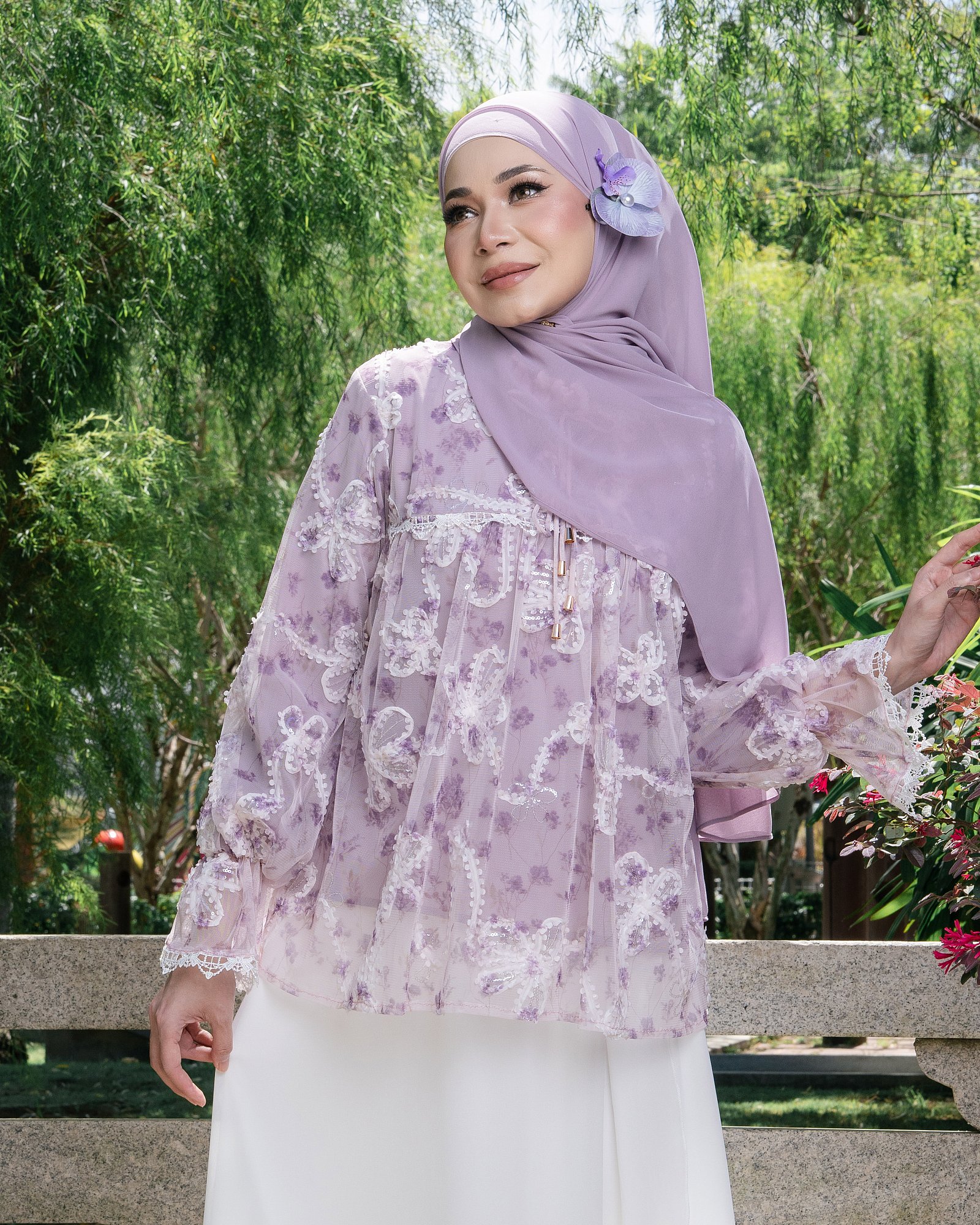 MOLY BLOUSE - MAUVE PETAL