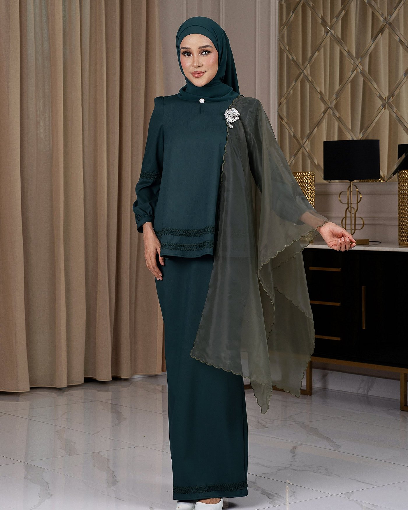 MAWAR KURUNG - EMERALD GREEN