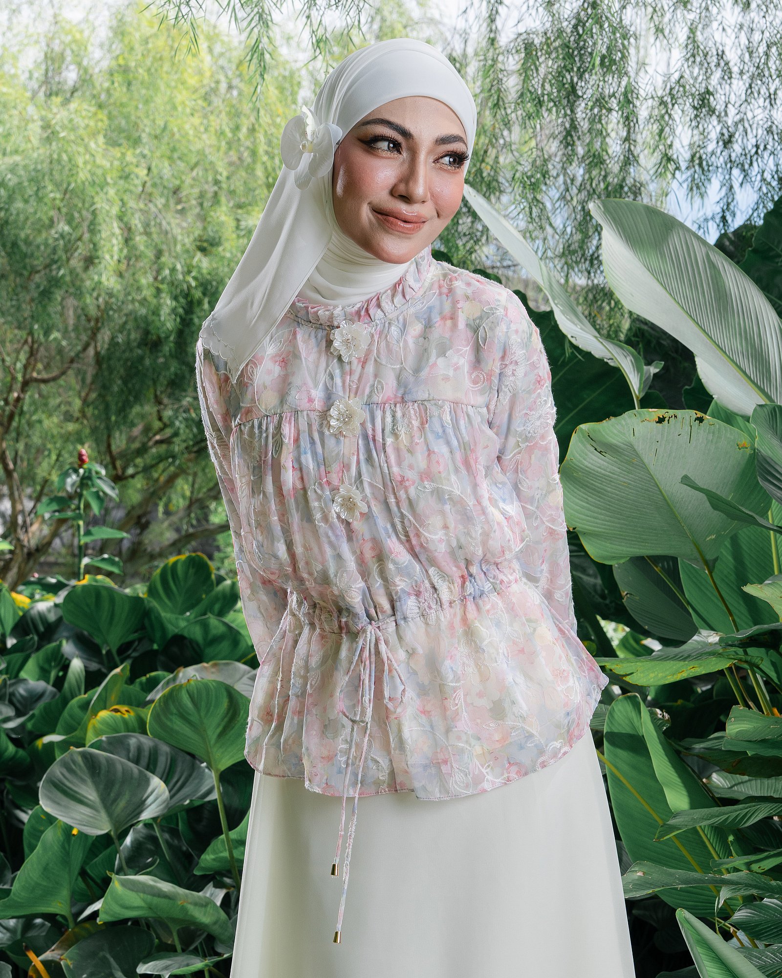 ELSA BLOUSE - RAINBOW GARDEN
